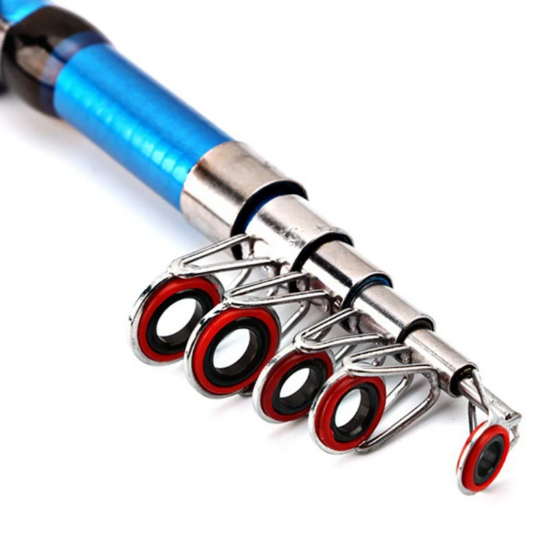 Морская рыбалка FRP телескопическая удочка супер короткая Складная портативная для соленой воды Выдвижная