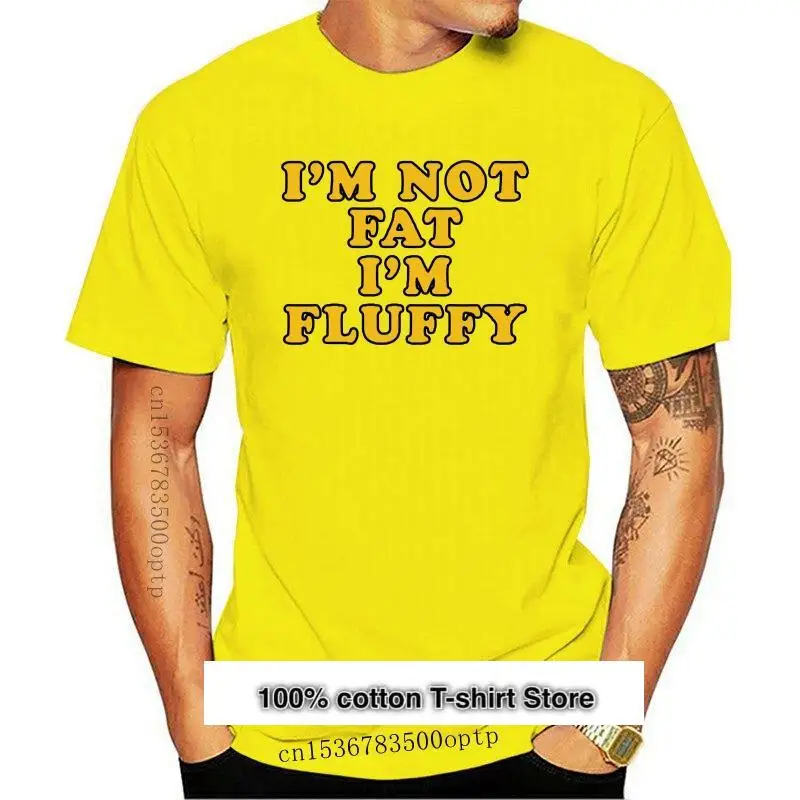 

Camiseta UNISEX divertida y esponjosa IM no FAT IM, nueva
