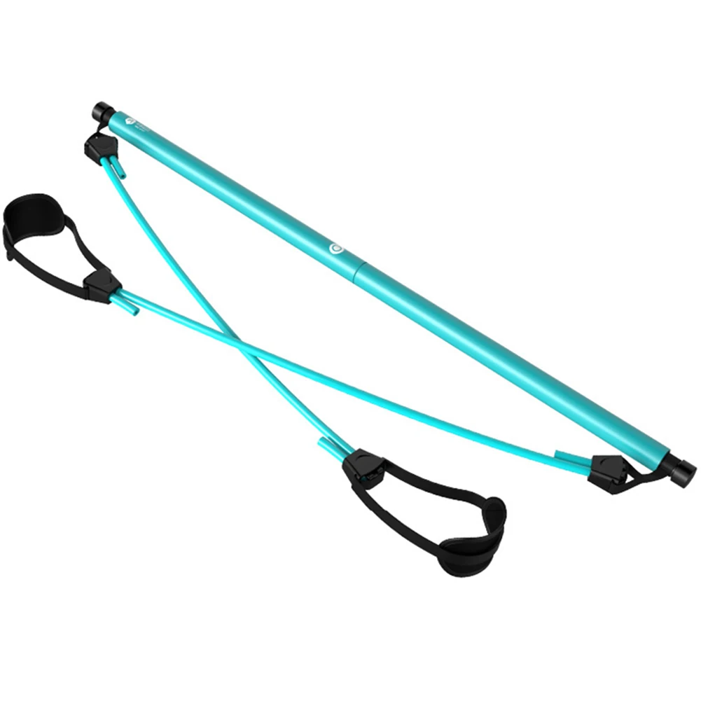 저렴한 휴대용 저항 밴드 피트니스 운동 바 요가 체육관 스틱 저항 훈련 액세서리 Health 99