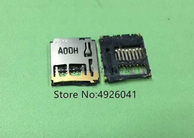 5 шт SCHA1B0200 8 контактов толщина 1 9 мм MicroSD держатель для карт Разъем карты TF - купить