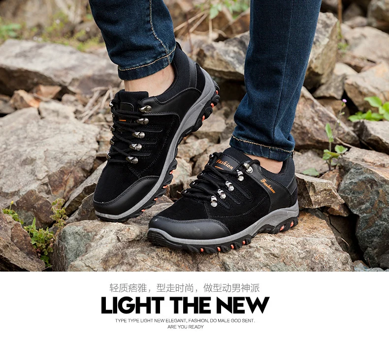 Новинка года; мужская повседневная обувь; Zapatos de Hombre; удобная Водонепроницаемая уличная походная обувь; сезон весна-осень; резиновые кроссовки