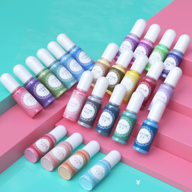 

Paixi 24 Jelly Color Pearl Pigment Pigments DIY Material Resin DIY Silicone Mold Crystal Epoxy Resin AB Glue Dye Jewelry Making