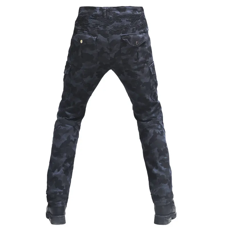 Мотоциклетные джинсы трех предметов камуфляжные всесезонные классические для