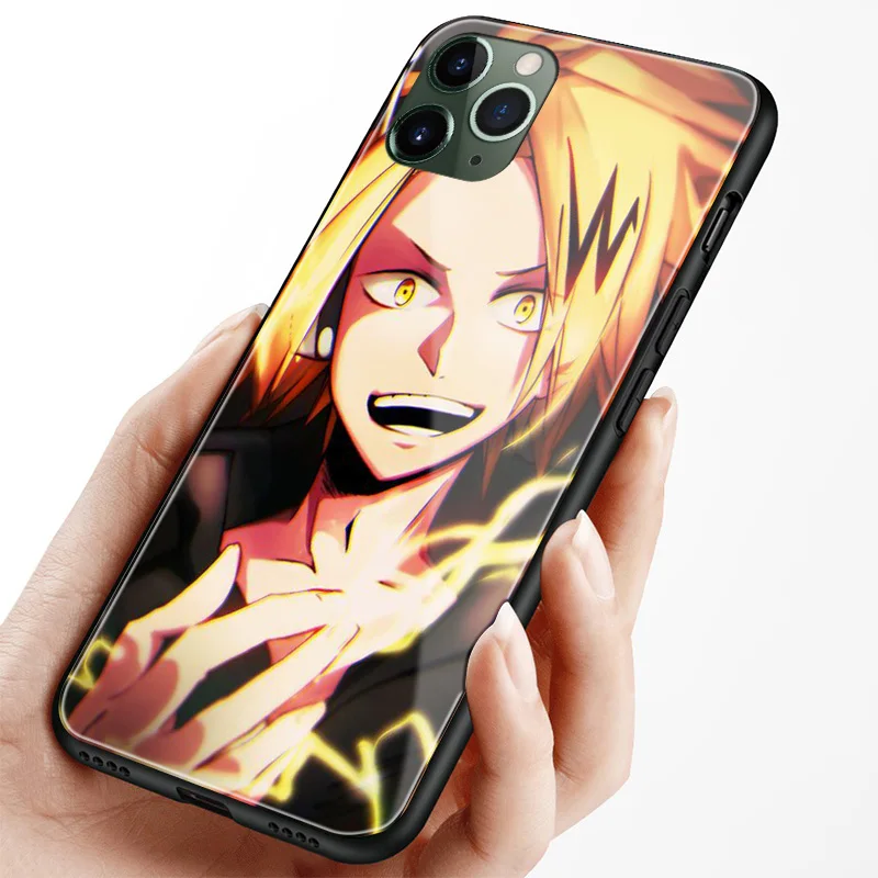 Защитный чехол для телефона Denki Kaminari My Boku no Hero академия мягкий силиконовый iPhone SE 6 7
