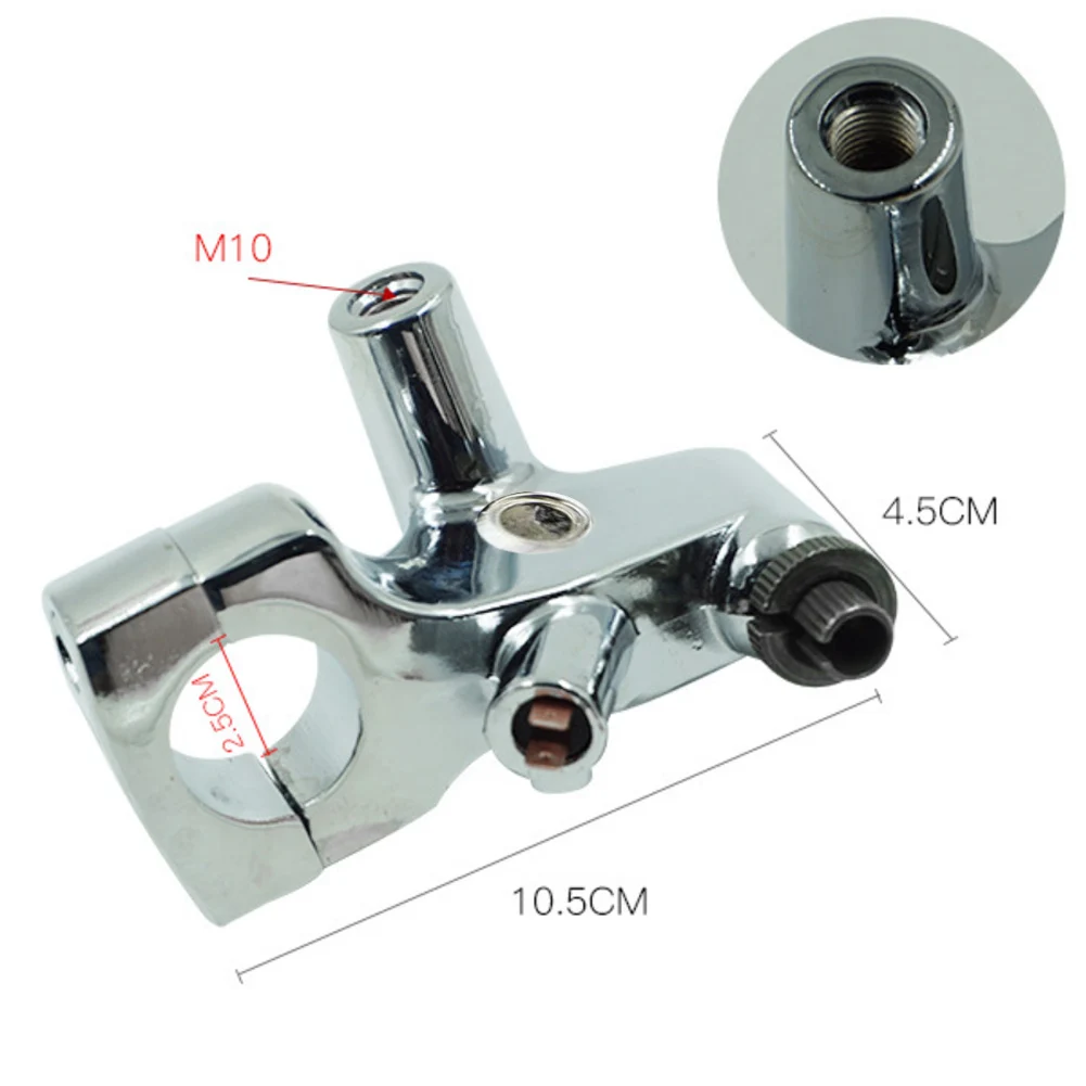Left Clutch Lever Perch Holder Mirror Base Mount Bracket for Honda Shadow VT600 VT750 VF750 VT1100 VTX VT1300 Motorcycle 25mm | Автомобили