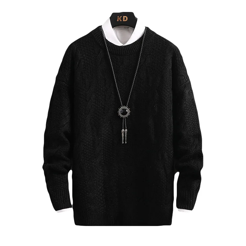 

Новинка Осень-зима 2021 пуловер с круглым вырезом свитер мужской свитер