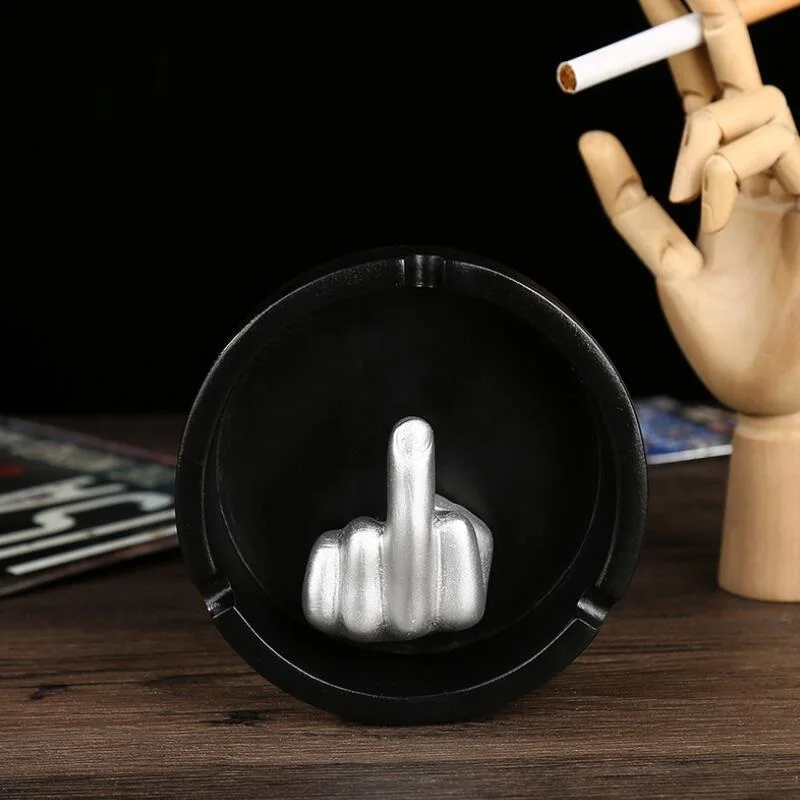 Индивидуальная пепельница для среднего пальца забавная креативная полимерная