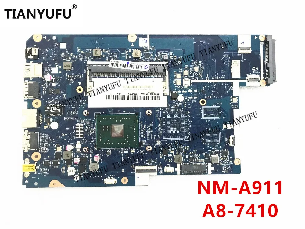 Абсолютно новая материнская плата для lenovo 110-17ACL CG721 NM-A911 с процессором(для A8-7410 процессора AMD) Материнская плата для ноутбука протестирована на