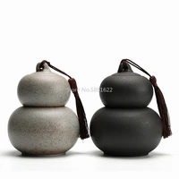 japanese ceramic tea caddies gourd tea canisters kung fu tea accessories for tea