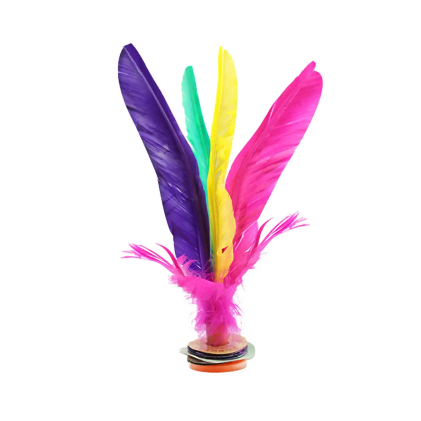 

10 Colorful Feather Kick Shuttle Child Chinese Jianzi Foot Outdoor Sports Game Toy
