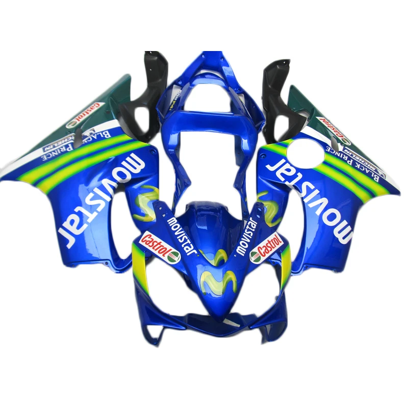 Сменный синий зеленый комплект обтекателей для Honda CBR600 F4i 2001 2002 2003 Premium ABS
