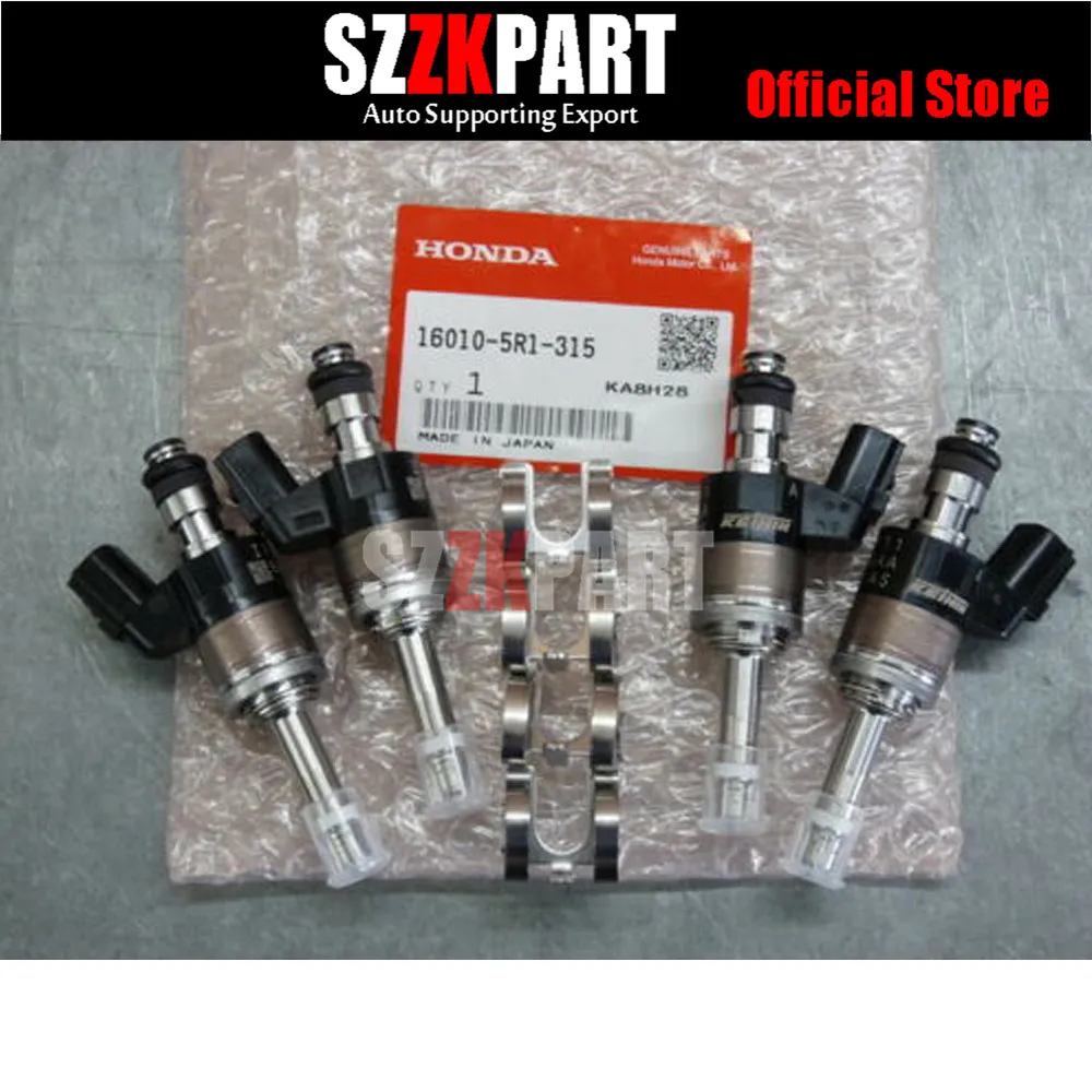 

4 шт. Форсунка топливного инжектора для Honda civic GK5 1,5 T 2016-2018 16010-5R1-305 16010 5R1 305 160105R1305