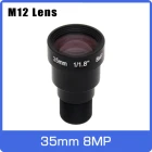 8 мегапикселей 4K M12 фиксированный 11.8 дюймовый 35 мм объектив видеонаблюдения дальнего действия для IMX334OS08A10 8MP 4K IP-камеры