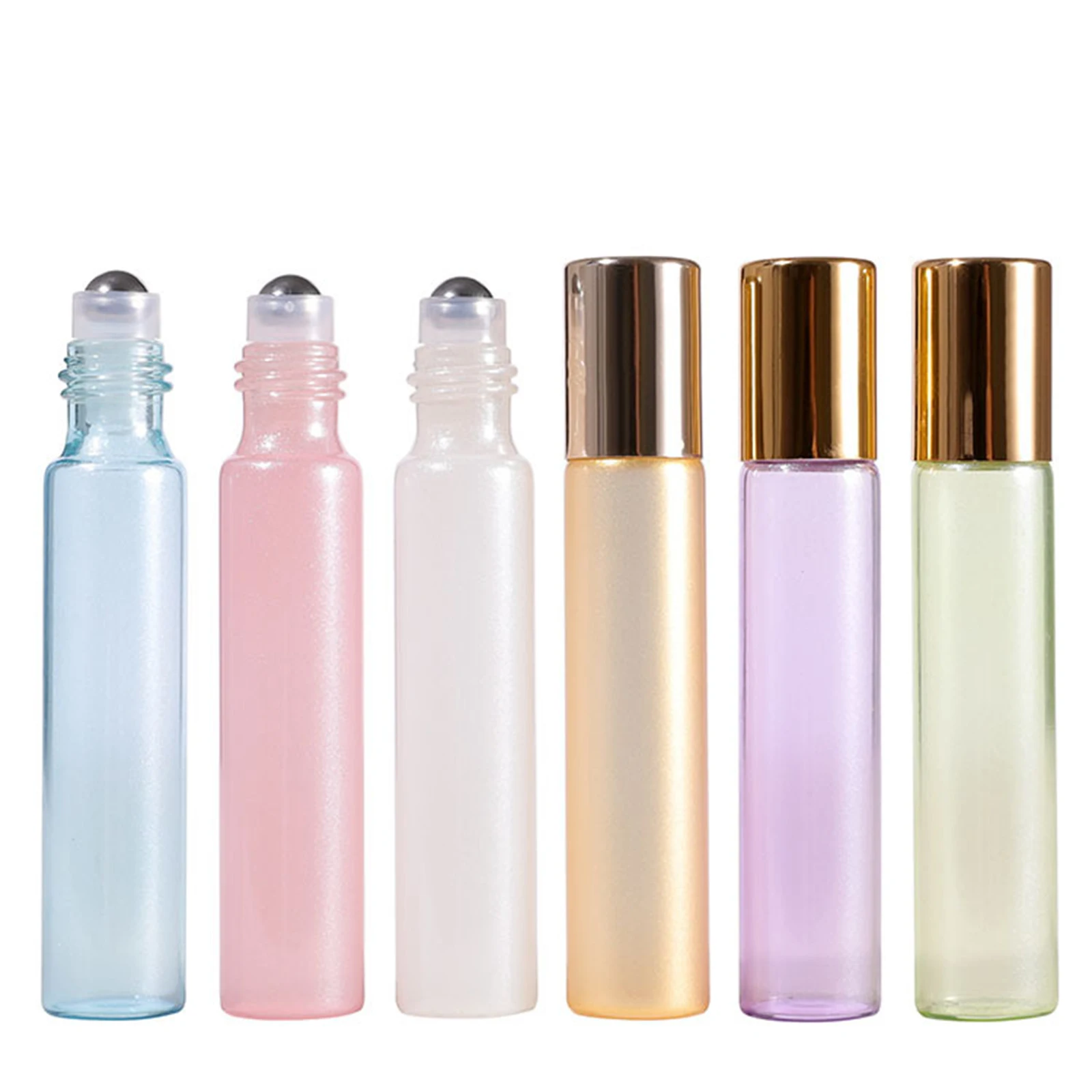 Пустая многоразовая бутылка жемчужная салатная трубка 6 шт. в комплекте