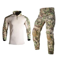 man military clothing sets tactical uniforms g3 army hiking combat suit camouflage long sleeve t shirts and cargo pants