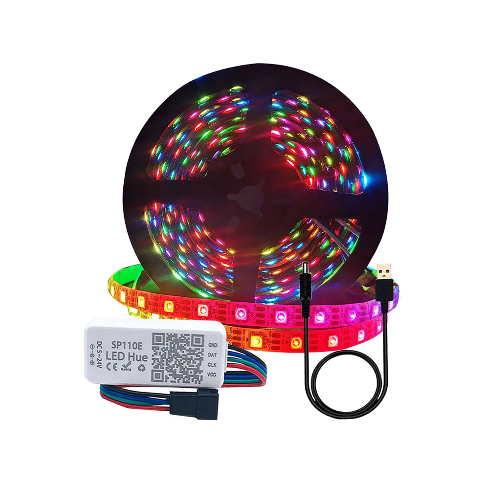Индивидуально Модифицированная Светодиодная лента WS2812B RGB WS2812 PixeI светильник USB