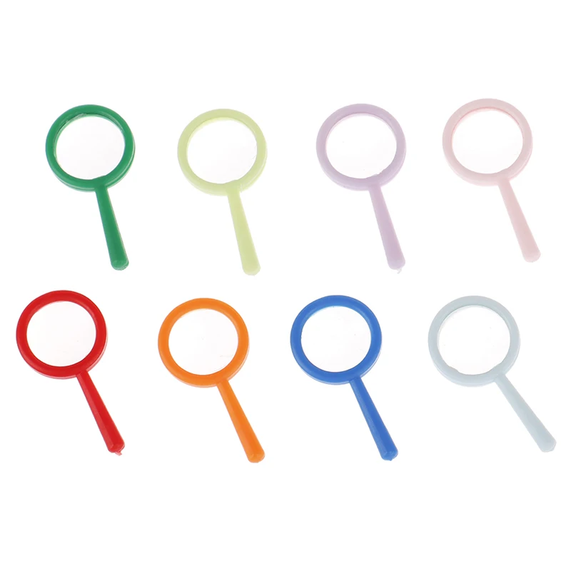 

1/12 миниатюрная каучуковая лупа для кукольного домика, модель, игрушки для украшения кукольного домика