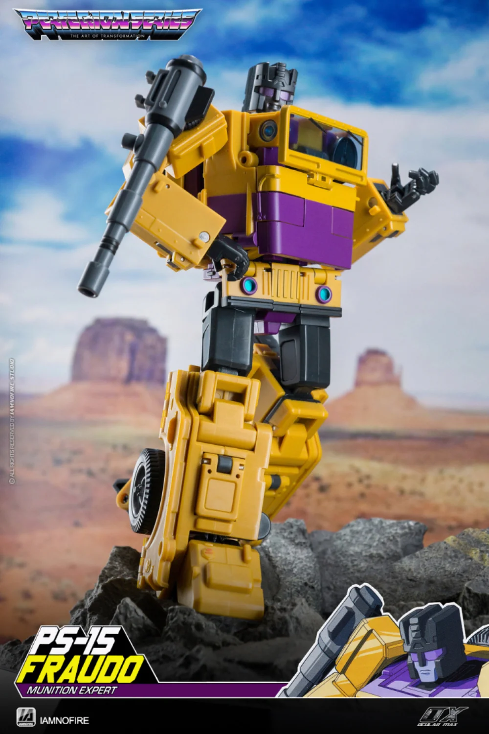 

IN STOCKAction Figure Toy Mastermind Creations MMC Ocular Max All Built In Perfection Series PS-15 Fraudo Robot Gift toys