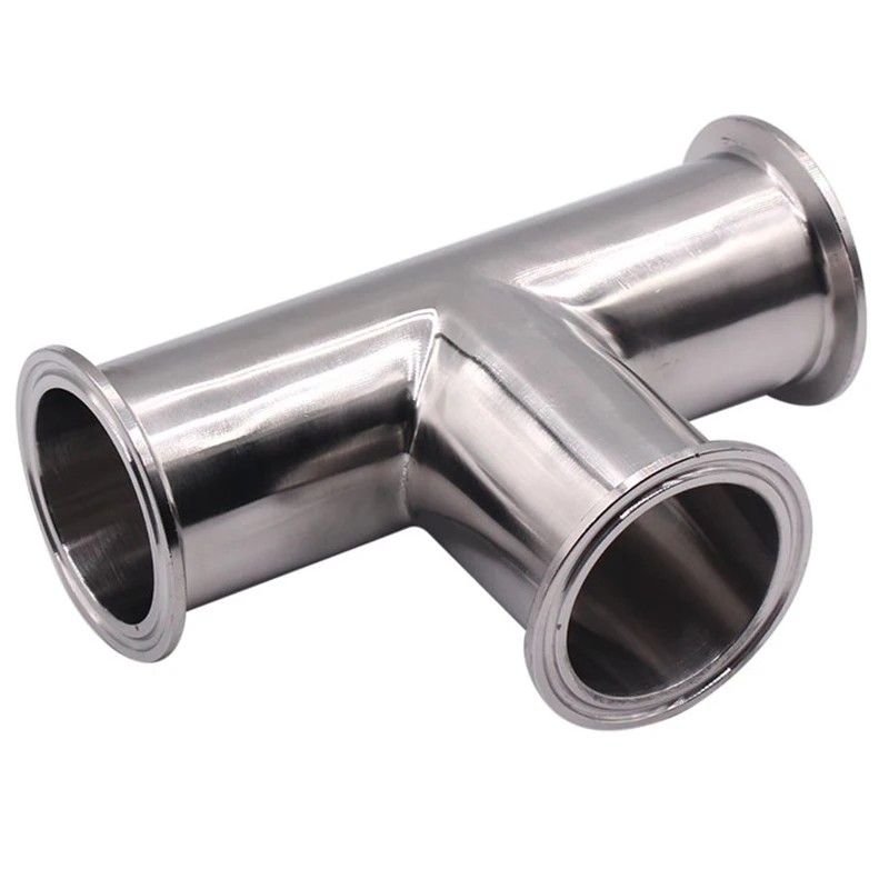 51 мм 2-дюймовый 3-ходовой тройник из нержавеющей стали 304 санитарный тройной зажим