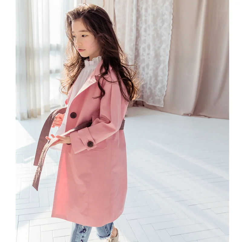 Осенняя Одинаковая одежда для всей семьи мамы и дочки пальто плащ принцессы