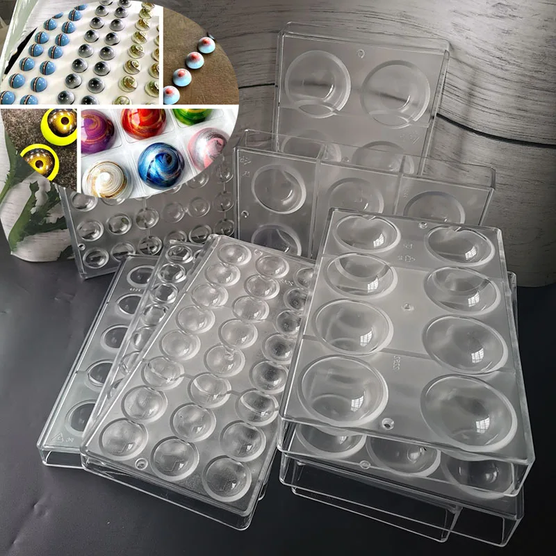 

Большой/мини полусферические формы для шоколада полушариковая 3d форма из поликарбоната для конфет, Желе Форма для шоколада