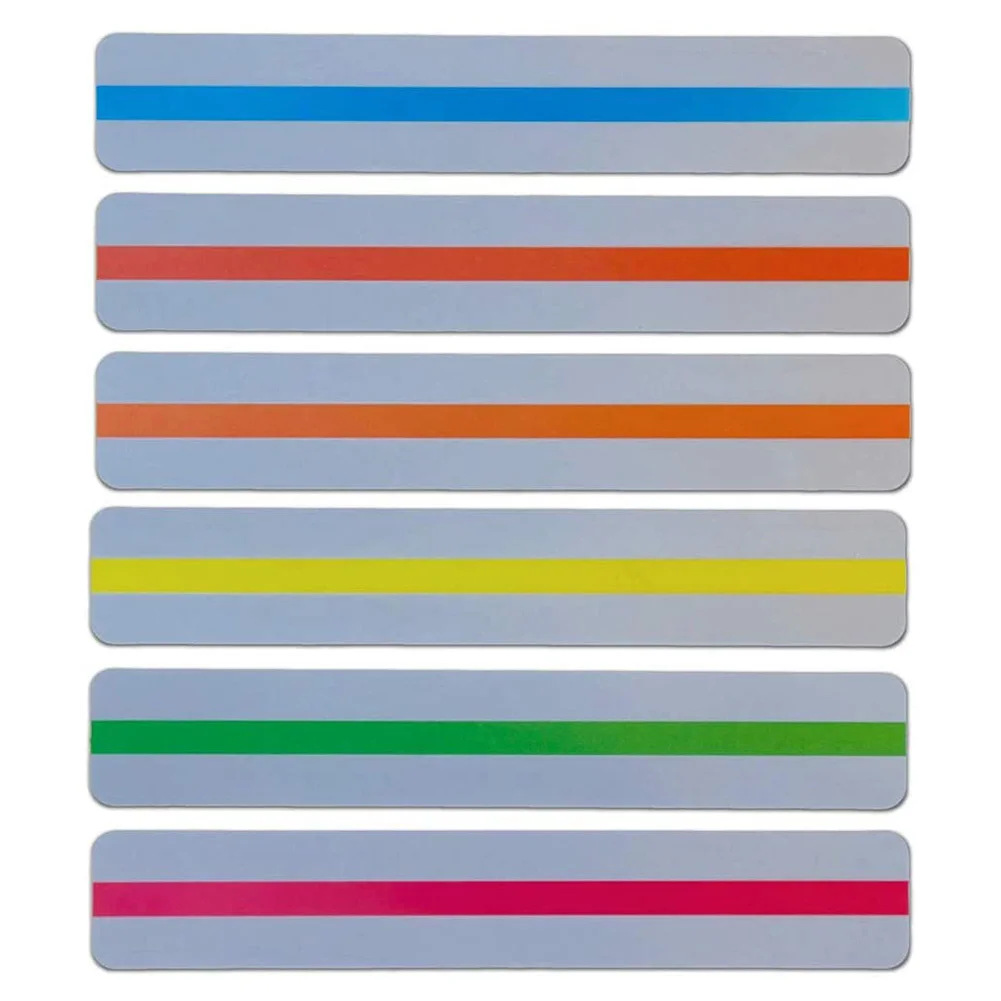 

24pcs Multi-colors Transparent Bookmark Index Tabs Labels Page Marker Text Highlighter Strips Stationery Memo Pad Office School