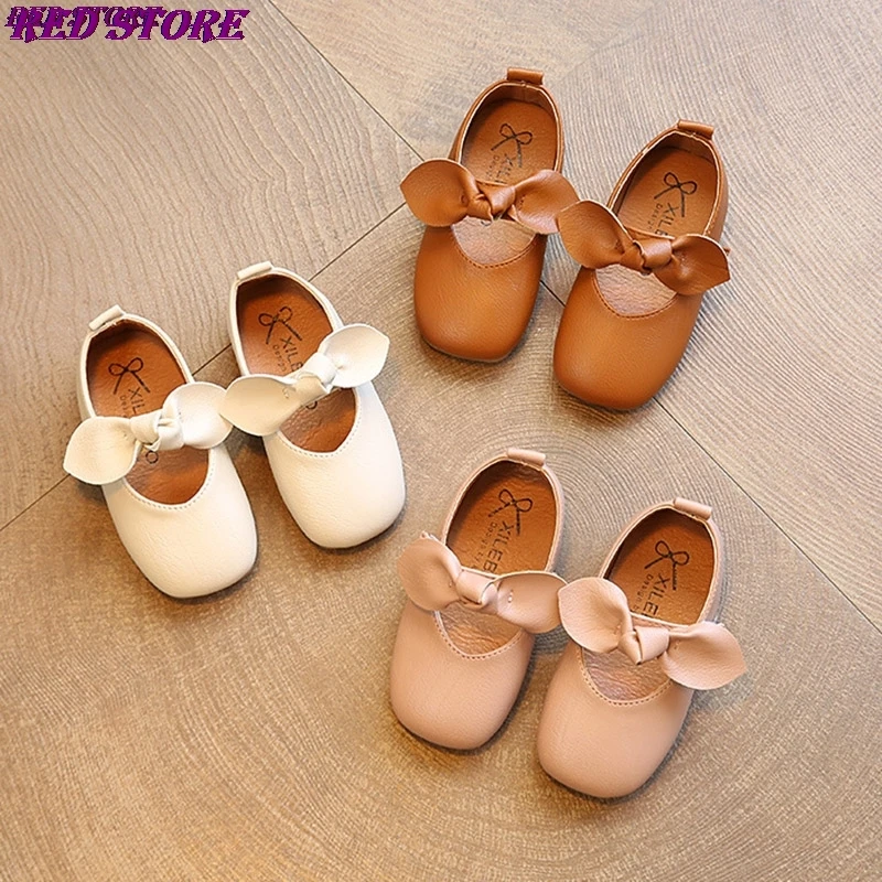

Bestselling Girls Shoes Pu Leather Mary Janes Shoes For Baby Shoes Butterfly Girls Flats Soft Singe Shoes For Kids 1-9 Years Old