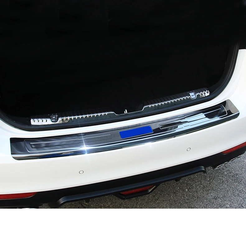 Lsrtw2017 Metal Car Trunk Sill Strip Rear Guard Board Trims for Kia K3 Kia Cerato Interior Mouldings Accessories