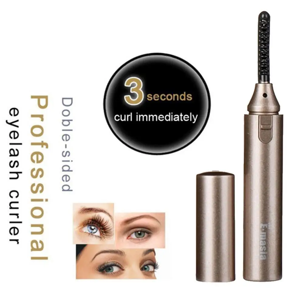 

Electric Eyelash Curler Portable Pen Heated Long Lasting Lash Makeup Useful Eye Tool Curler K1P7