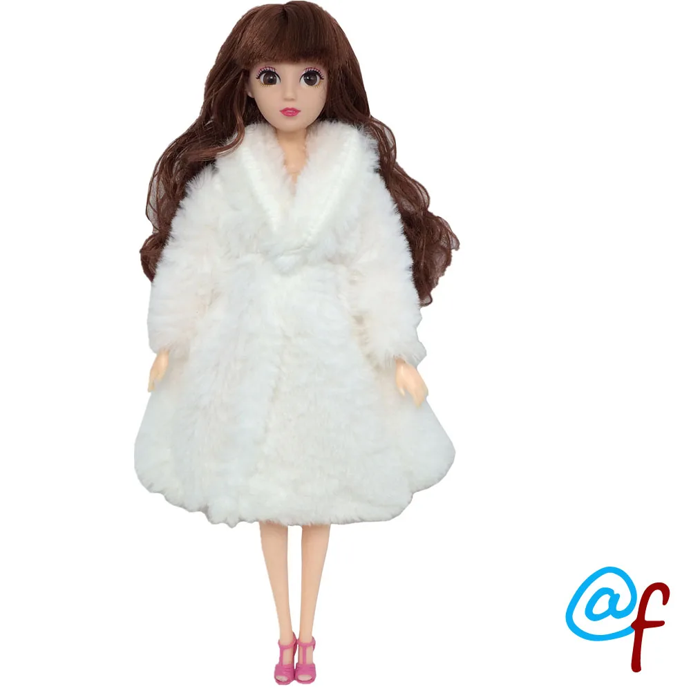 N2 1-Набор Кукла пушистая одежда девочка сделай сам для 1/6 OOAK красивая кукла платье