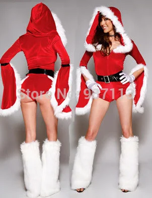 Новый год уникальный дизайн сексуальные Рождественские наряды женские