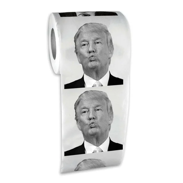 Дональд Трамп набор туалетных принадлежностей держатели для туалетной щетки с Трамп бумага подарок шалость шутка ванная комната чистящие аксессуары пластик