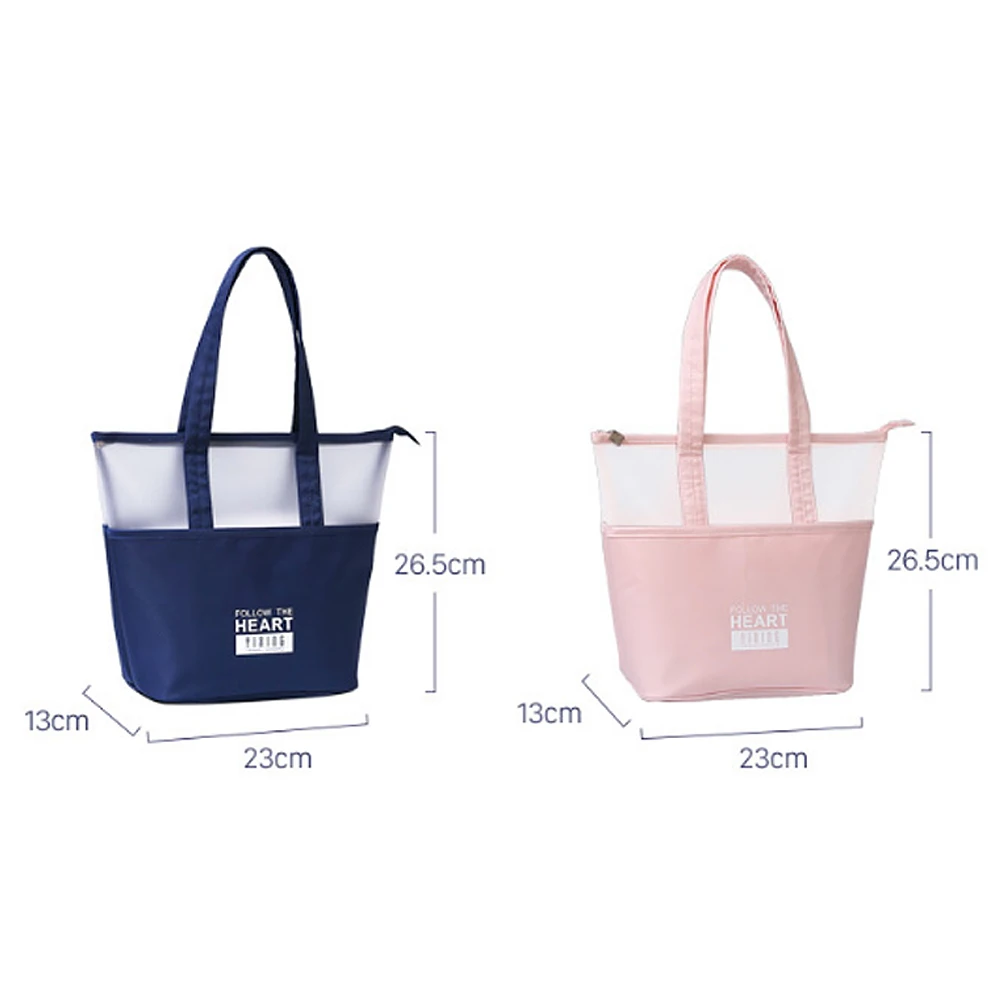 Swimming Bag Sports Bathing Beach Handbag Waterproof Storage Women Transparent Organizer TPU Phone Pocket Dry Wet Pool Bag X314A