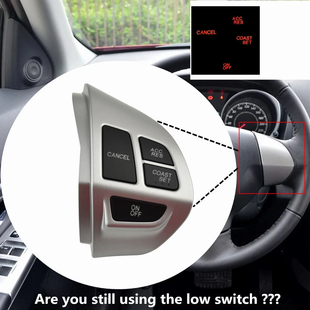Кнопки управления круиз контролем для Mitsubishi Outlander XL (CW) 2006 2012 кнопки