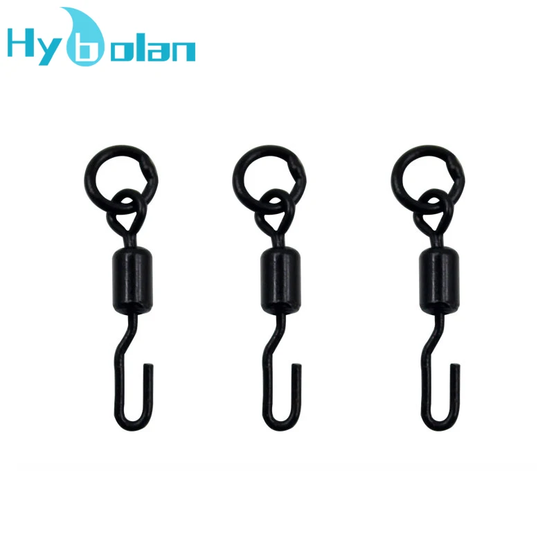 

10/20pcs Spinner Swivel Connector for Rig Terminal Tackle Carp Fishing swivel popup carp tackle Quick Change Accessories