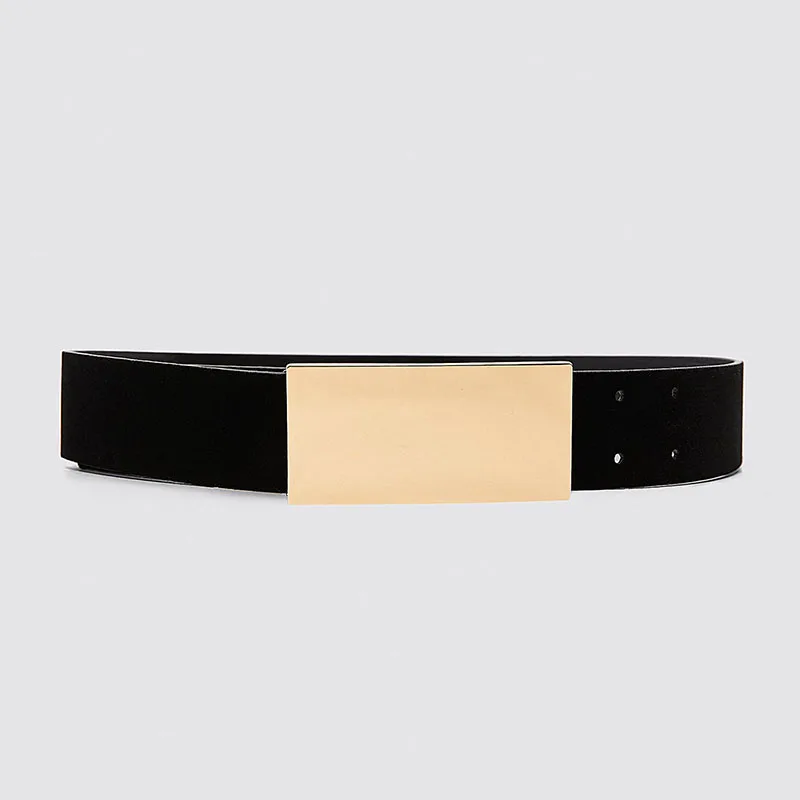 Vedawas Luxury Brand Za Pearl Belts For Women Charm Crystal Maxi Buckle Statement Belts Female Romantic Waist Party Jewelry