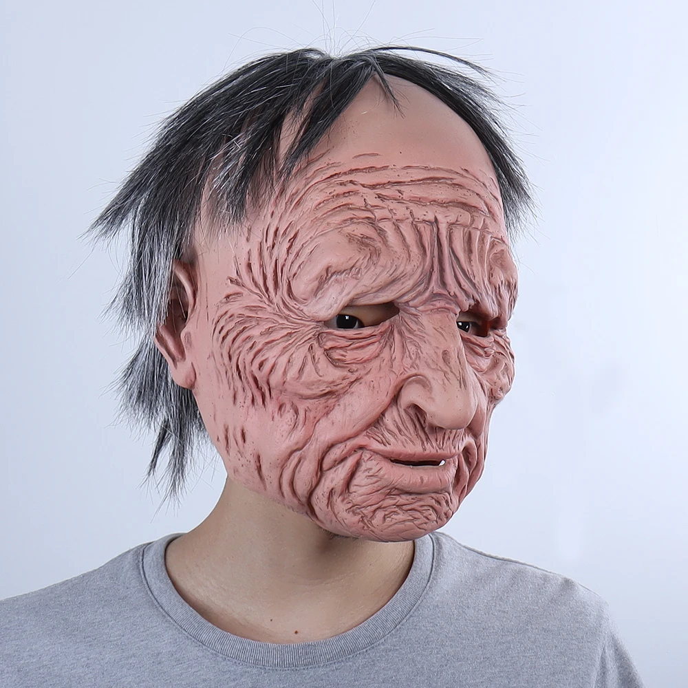 Маска на Хэллоуин маски дедушки мужские Олди старики косплей латексные лицо