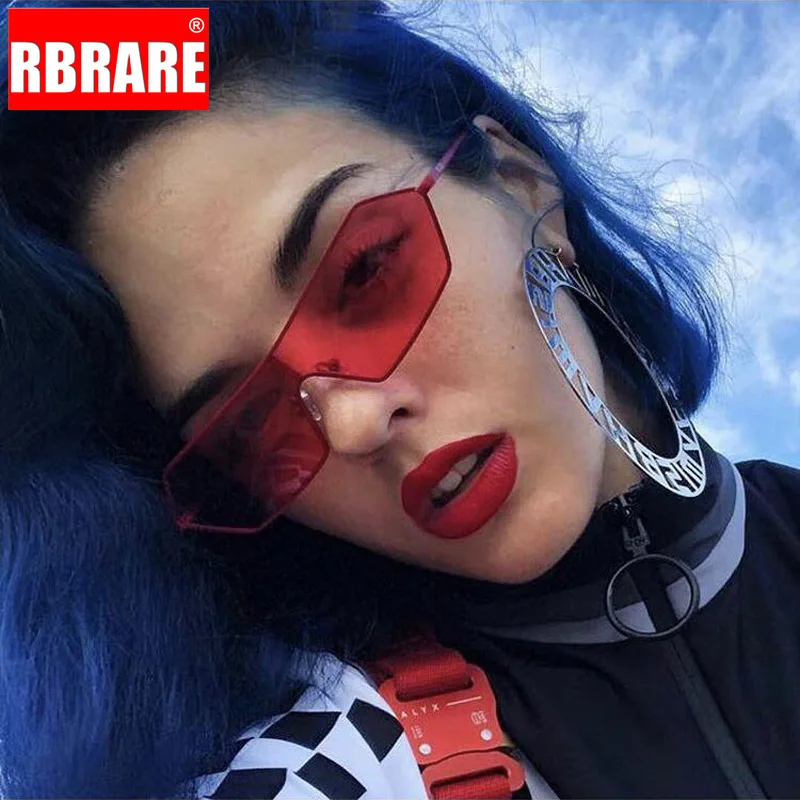 RBRARE 2021 новые модные квадратные солнцезащитные очки для женщин цельные уличные