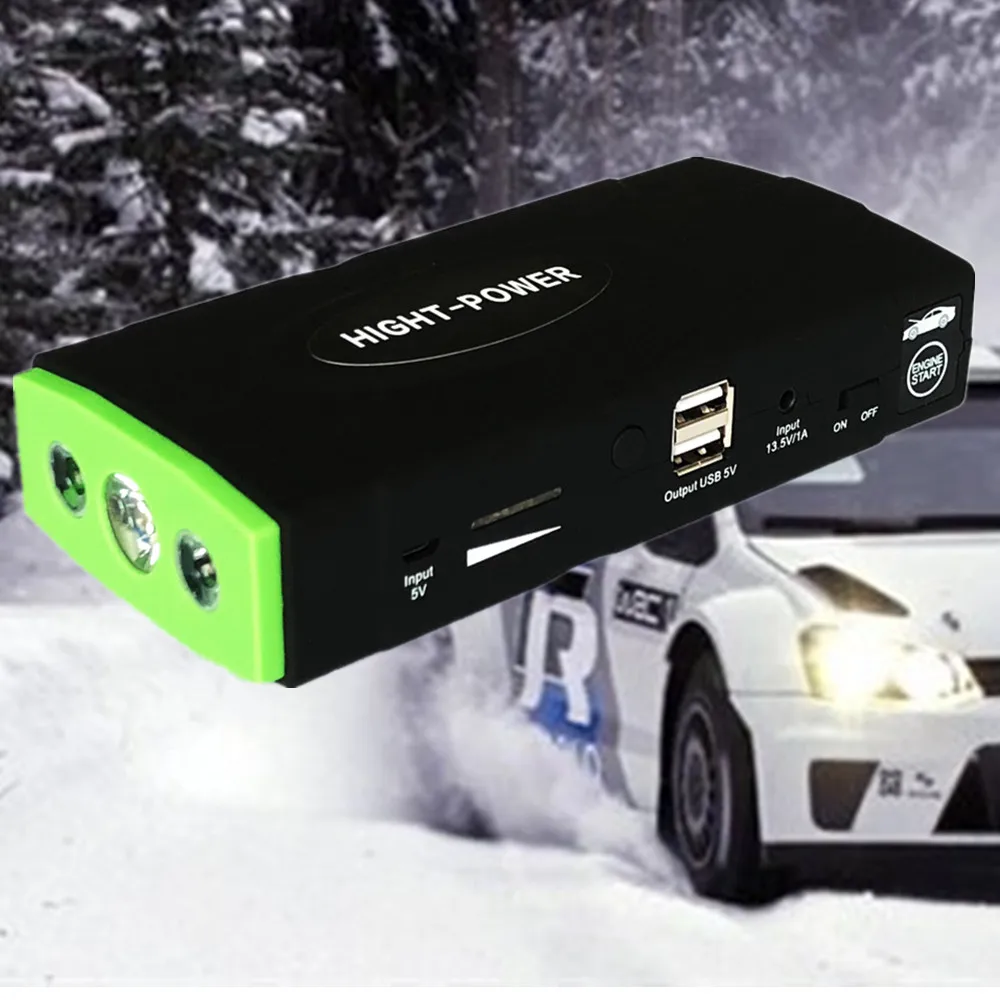 Высокого Мощность автомобиль скачок стартер 12V 600A Portabe Мощность банк 2USB Выход аварийного супер Constand Напряжение бензин дизельный авто