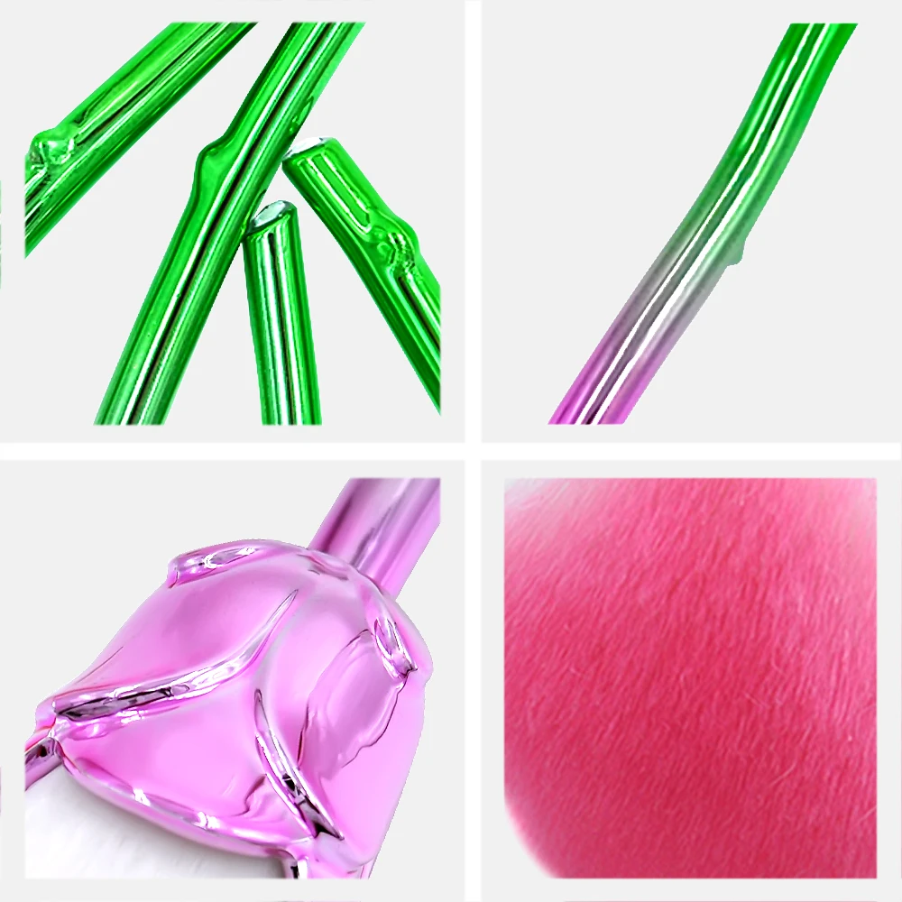 Кисти для макияжа в форме розы Kaizm набор кистей из 6/7 штук с кисточкой русалка