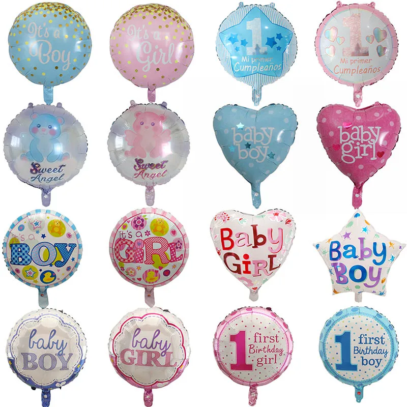 50 шт./лот Baby Shower воздушный шарик из фольги в форме это для мальчиков и девочек
