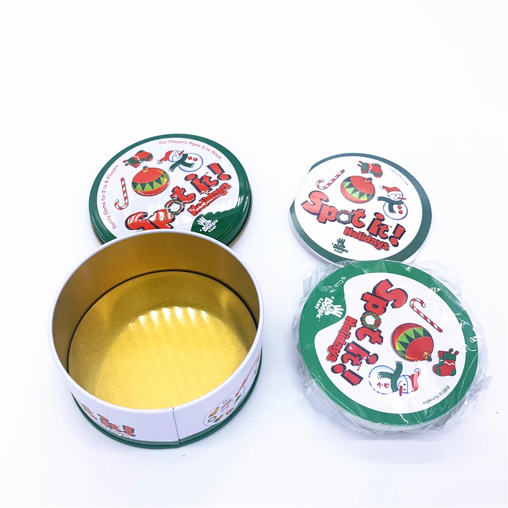 Новый Рождественский праздник настольные игры пятно it dobble карты настольная игра