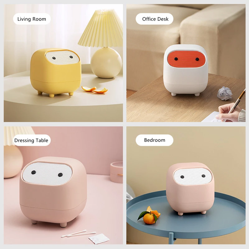 Настольная корзина для мусора XIAOMI Youpin мини-корзина бумаги прикроватный столик