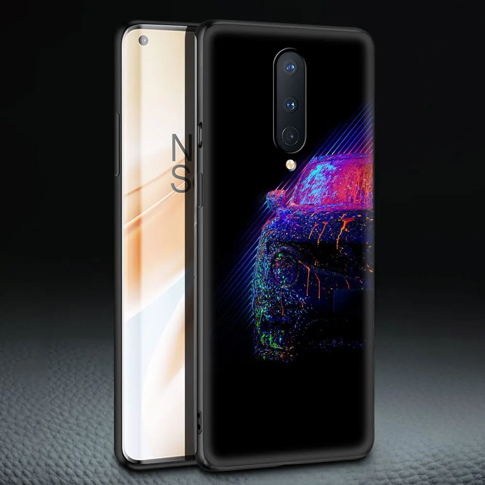 

Luxury Soft Phone Case Cover for OnePlus 9 9R 8T 8 7T 7 Pro Plus 5G Z Silicone Shockproof Coque Shell Cool Car