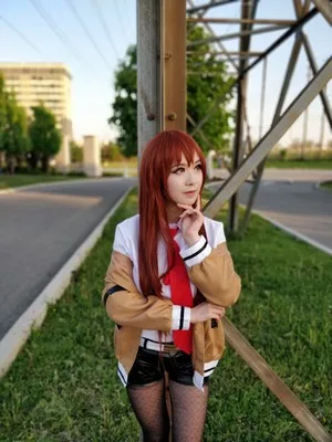 Новинка костюм для косплея Steins Gate женская одежда полный комплект пальто рубашка