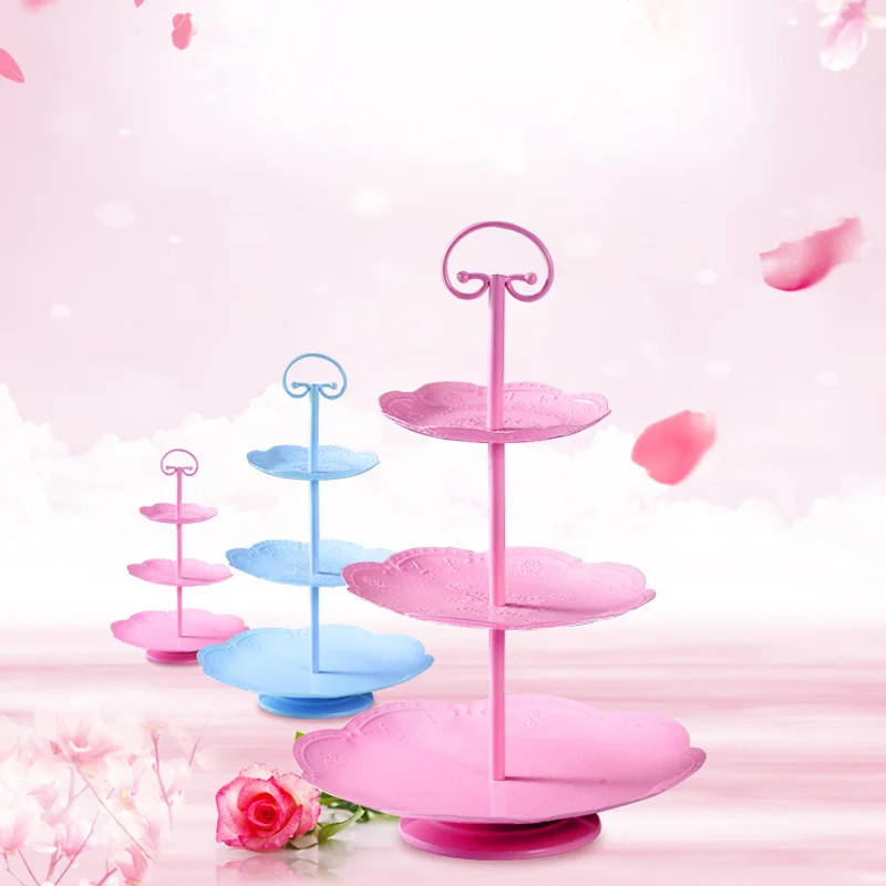 Вращающийся держатель для торта на 2 / 3 Уровня подставка тарелок кондитерских
