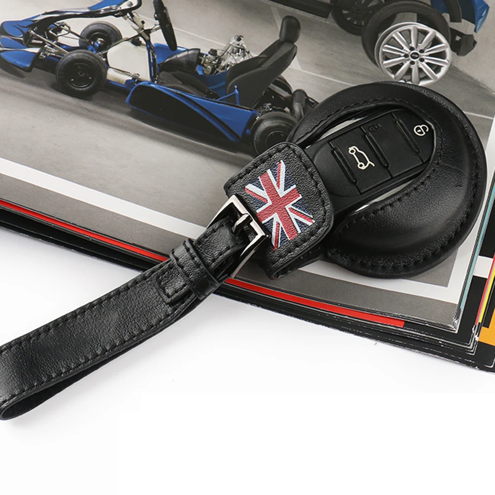 Чехол для ключей из натуральной кожи защитный чехол брелок Mini Cooper JCW One F54 F55 F56