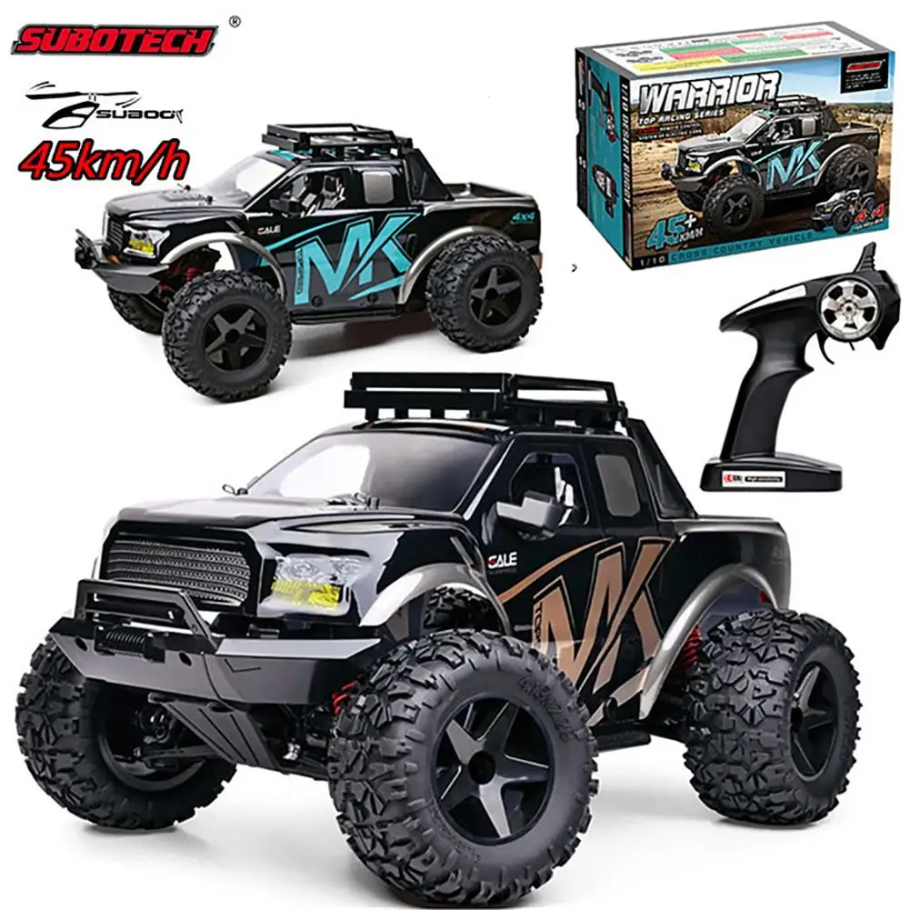 

Kuulee 1:10 RC Car High Speed Four-wheel Drive Climbing Off-road Racing Toys for Children