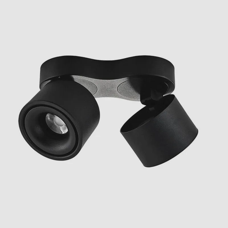 Luces LED descendentes plegables y regulables de 360 °, foco de techo LED COB de 14W20W30W, luces LED de pared AC85 ~ 265V, iluminación interior