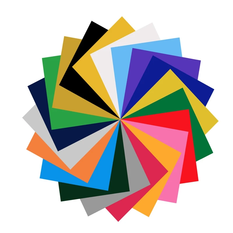 HTV теплопередача Винил пачка 20 шт железо на винил для футболки цвета Cricut Силуэт